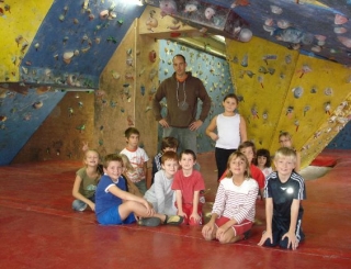 Curso de escalada para niños 